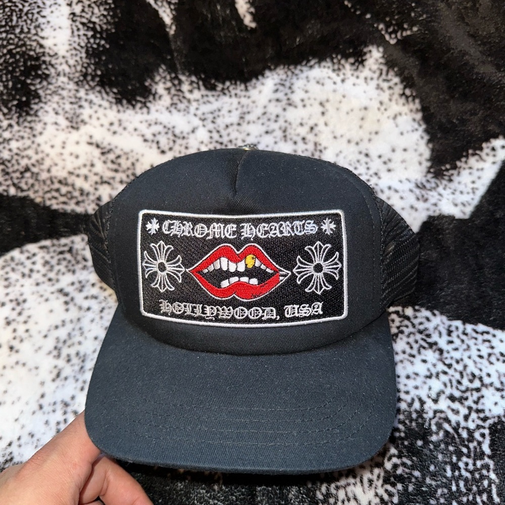 Chrome Hearts Black Mesh Cap